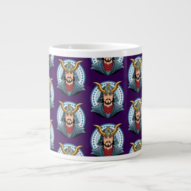 Japansk samuraj jumbo mugg (Framsidan)
