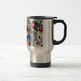 Japansk Samuraj med spjuttatueringsdesign Resemugg