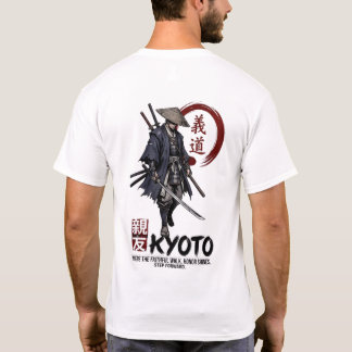 Japansk Samuraj Ronin Krigare Kyoto Bushido Konst T Shirt
