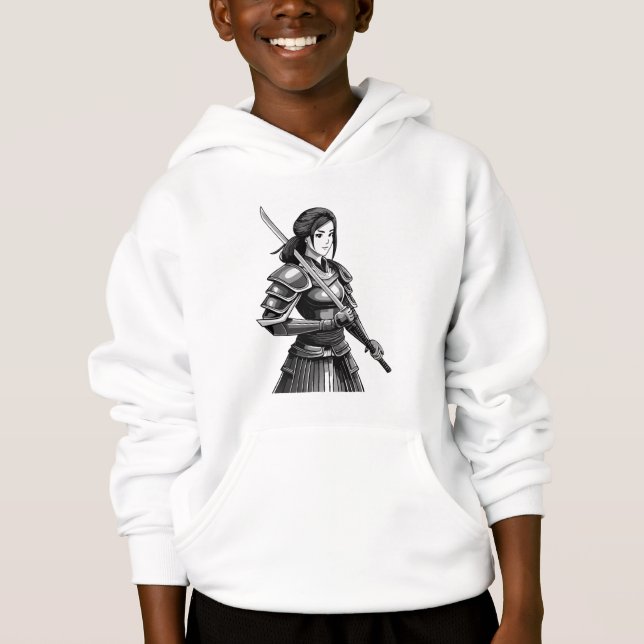 Japansk samurajkrigare - kvinna t shirt (Framsida)