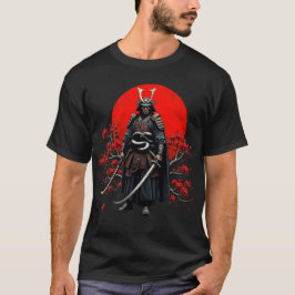 Japansk Samurajkrigare T-Shirt