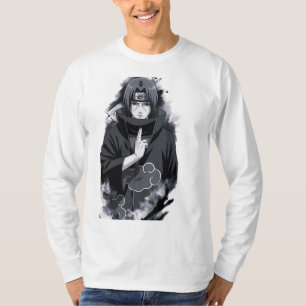 Japansk Shinobi Anime Mörk Grafisk Långärmad T- T Shirt