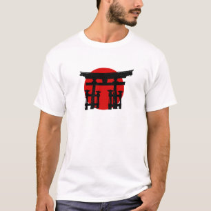 Japansk Shintorelikskrin T-shirt