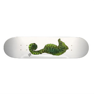 Japansk sjöhästs konstskateboard mini skateboard bräda 18,5 cm