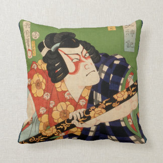Japansk skådespelare (#1) (Vintage japansk utskrif Kudde