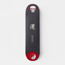 Japansk Skateboard Stil med Monogram "Vind"