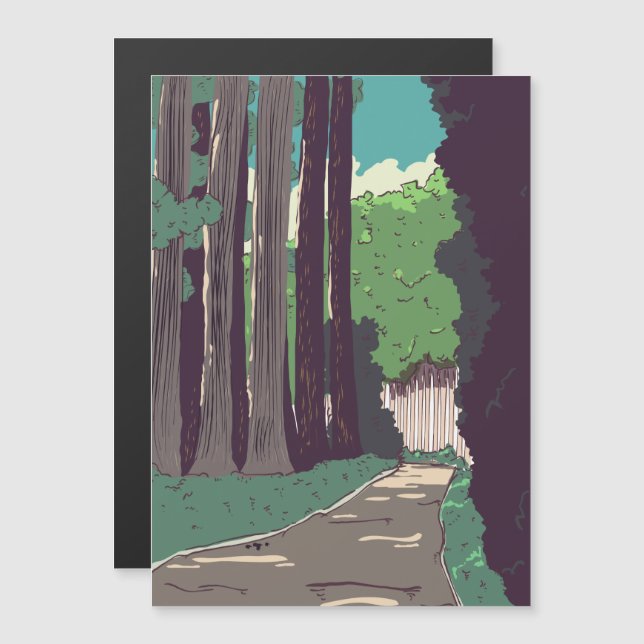 Japansk skog (Fram/baksida)