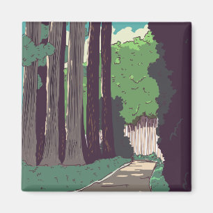 Japansk skog magnet