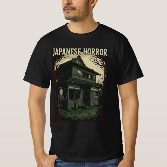  Japansk skräck-t-shirt  T Shirt (Framsida)
