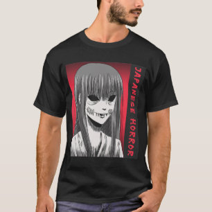 Japansk skräckdjur Stitched Mouth T Shirt