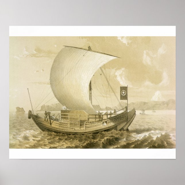 Japansk skräppost, pub. av Sarony & Co., c.1856 (l Poster (Framsidan)