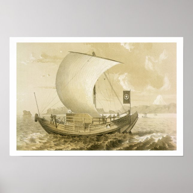 Japansk skräppost, pub. av Sarony & Co., c.1856 (l Poster (Framsidan)