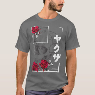 Japansk Skull Ro Pastel Goth Alt Clothing Goth T Shirt