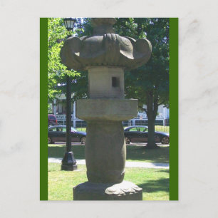 japansk skulptur vykort