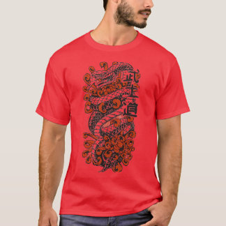 Japansk snake t shirt