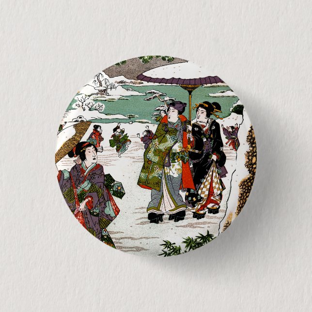 Japansk snutt knapp (Framsida)