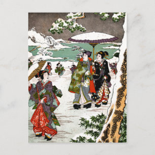 Japansk snutt vykort