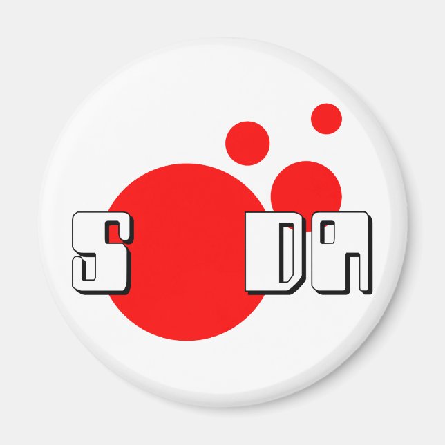 Japansk SODA Magnet (Framsidan)