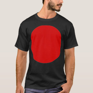 Japansk sol-röd logotyp jackat av arm Zen-rast T Shirt