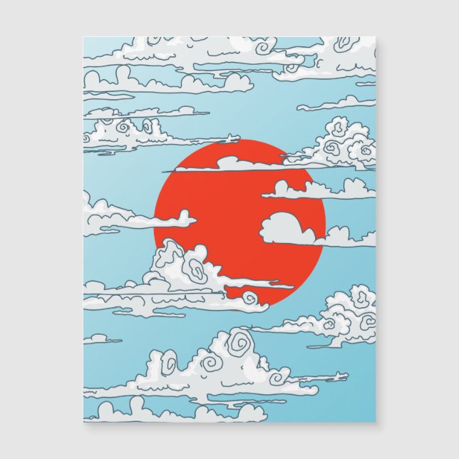 Japansk soluppgångsmagnet (Framsida)