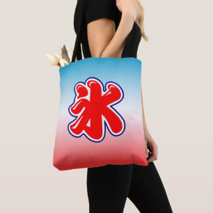 Japansk sommarsoftad is tygkasse