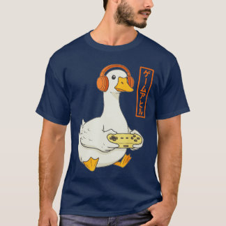 Japansk spelare Goose Art Män Kvinnor Pojke Rolig  T Shirt