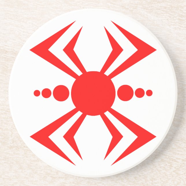 Japansk spider underlägg sandsten (Framsidan)
