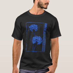 Japansk spindelblomma i mjuka grunge a t shirt