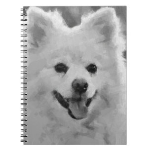 Japansk spitz anteckningsbok