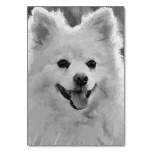 Japansk spitz bordsnummer