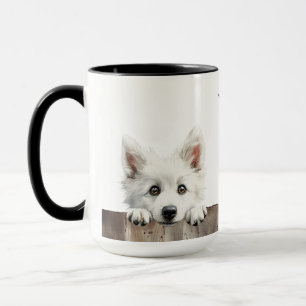 Japansk Spitz Hund Mugg