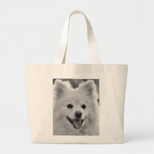 Japansk spitz jumbo tygkasse