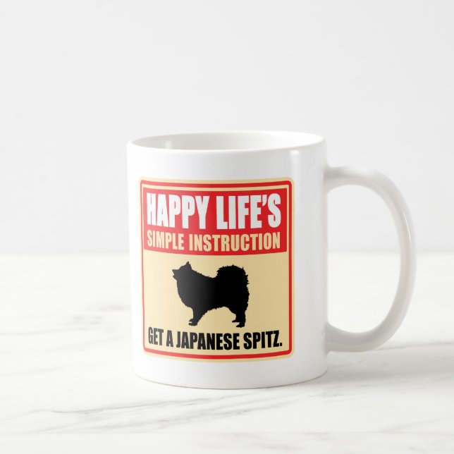 Japansk Spitz Kaffemugg (Höger)