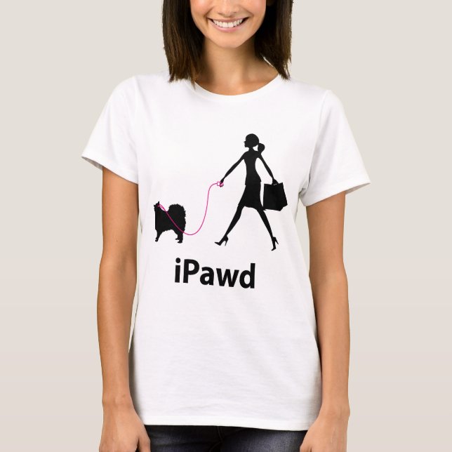 Japansk Spitz T Shirt (Framsida)