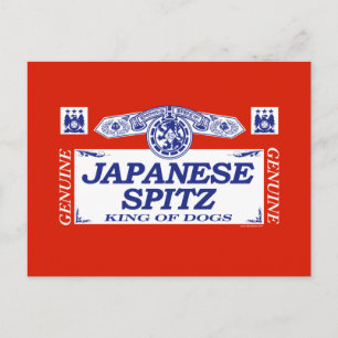 Japansk spitz vykort