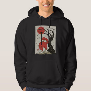 Japansk Stil Fox Hoodie