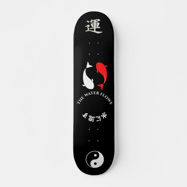 Japansk stil-skiva för skateboard (Framsida)