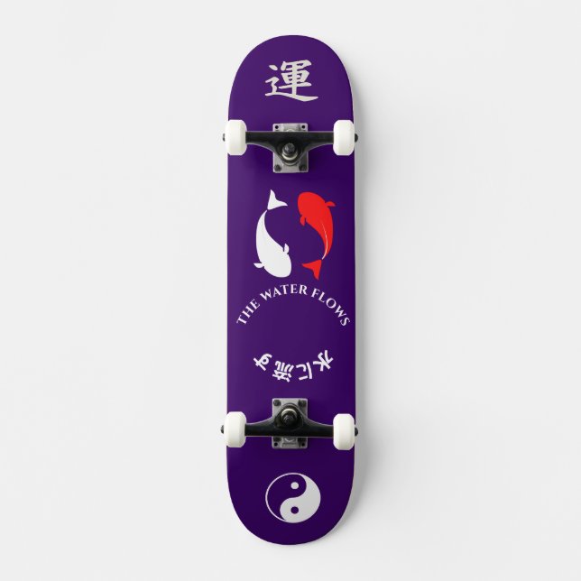 Japansk stil-skiva för skateboard (Framsida)