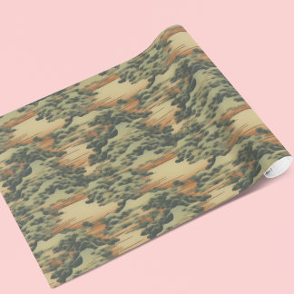 Japansk Stil Ukeiyoddim Art - Japan Liggande Presentpapper