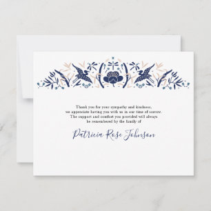 Japansk stork Blue Funeral Memorial Tack