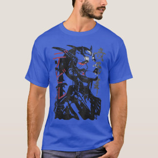 Japansk Streetwear Cyberpunk Y2Kechwear Retro Man T Shirt
