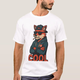 Japansk Streetwear Räv - COOL Urban Anime T Shirt
