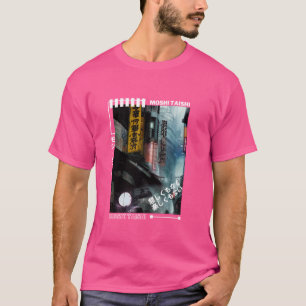 Japansk Streetwear Retro Vibe Estetik Tokyo Cy T Shirt