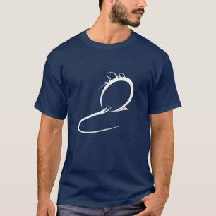 Japansk Sumi E Brushstroke Målningsmus T Shirt