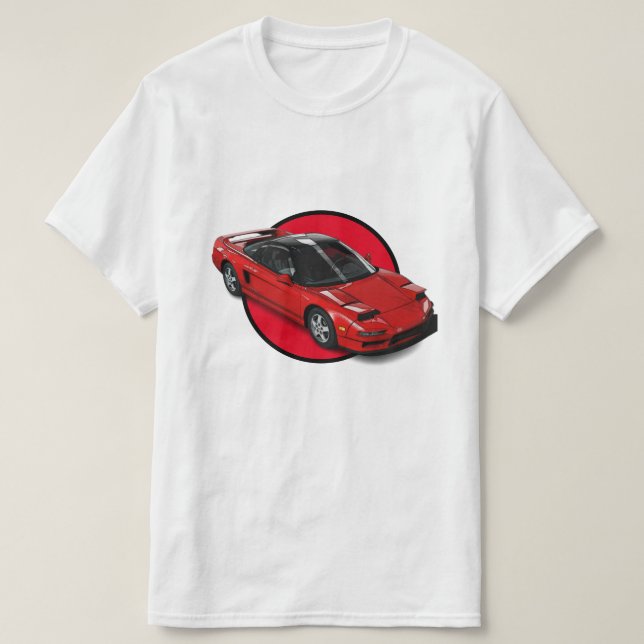 Japansk supercar NSX T-Shirt (Design framsida)