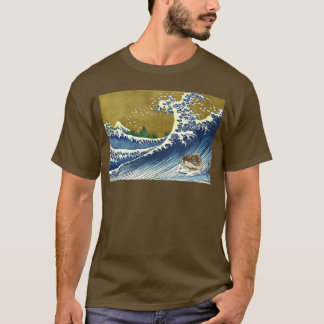 Japansk Surfing Hedgehog Art Tee