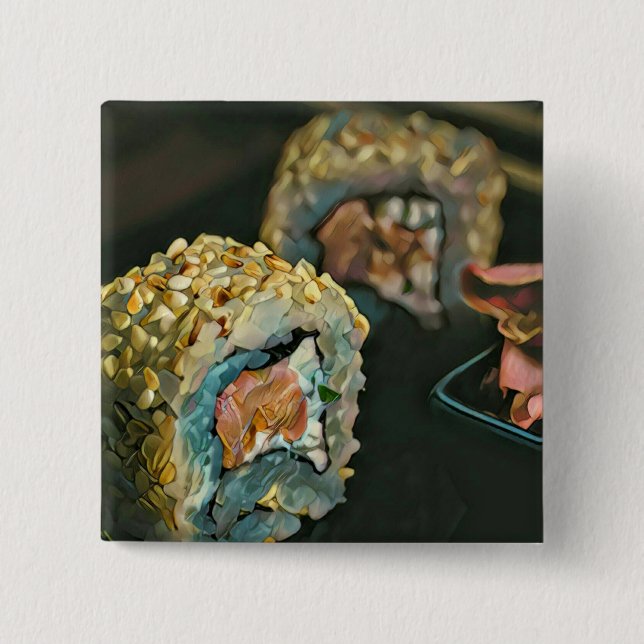 Japansk sushi knapp (Framsida)