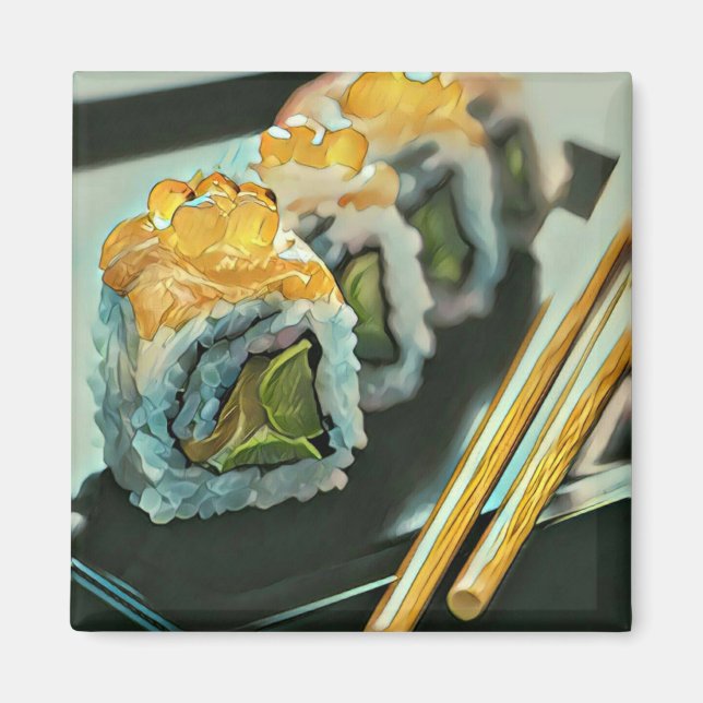 Japansk sushi magnet (Framsidan)