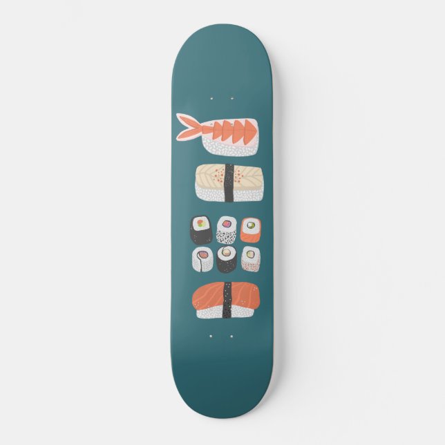 Japansk sushi Skateboard (Framsida)