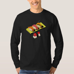 Japansk Sushi Sushi-ätare Wasabi Matmatador T Shirt